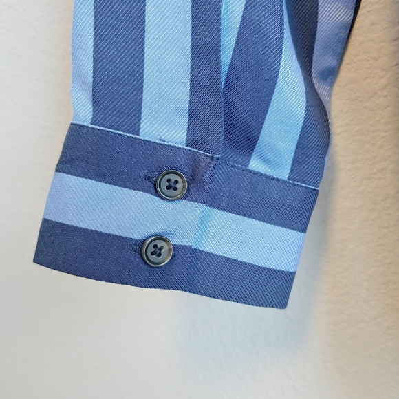 Maeve Anthropologie Breckenridge Striped Blouse Sz M - Picture 8 of 10